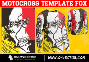 only vector fox motocross mockup » fox motocross