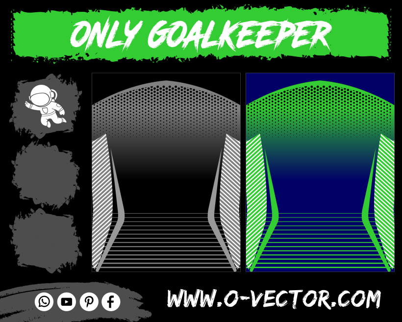 only-vector-goalkeeper-post