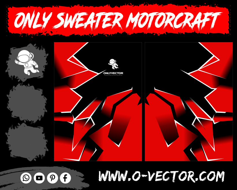sueter motorcraft only vector free template sublimation